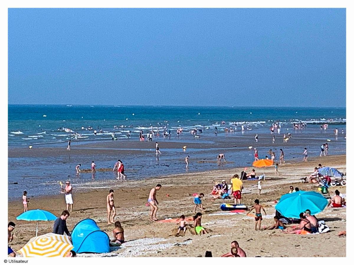 Cabourg, Appartement Plain Pied Avec Terrasse Acces Direct A La Plage المظهر الخارجي الصورة