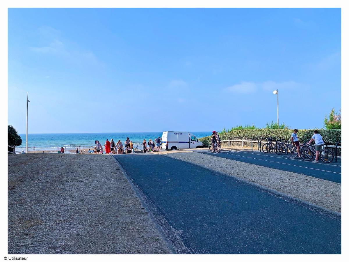 Cabourg, Appartement Plain Pied Avec Terrasse Acces Direct A La Plage المظهر الخارجي الصورة